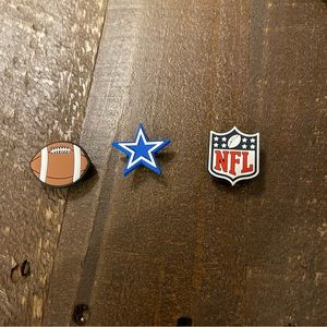 3 Piece Dallas‎ Cowboys Crocs Charms Set